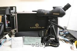 Leupold Sx-1 Ventana Scope With Tripod, Strap, Manual & Hard Case