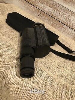 Leupold spotting scope WithCarry Case used Gold Ring 12x 40x 60mm Razor Sharp View
