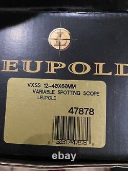 Leupold spotting scope used