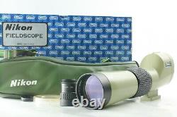 MINT+3 with Box, Case, 20x Eyepiece Nikon Fieldscope D=60 P Spotting Scope JAPAN