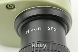 MINT+3 with Box, Case, 20x Eyepiece Nikon Fieldscope D=60 P Spotting Scope JAPAN