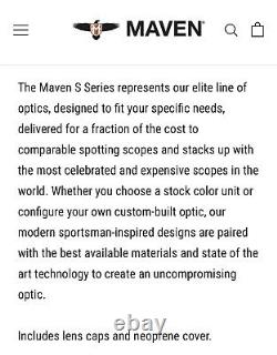 Maven S. 2 12-27x56mm FL Spotting Scope