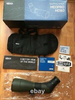 Meopta MeoPro HD 20-60x80 Angled Spotting Scope New in Box Display Unit