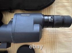 Minox MD 62 Spotting Scope w Case Minox 20-45x Zoom in Box
