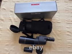 Minox MD 62 Spotting Scope w Case Minox 20-45x Zoom in Box