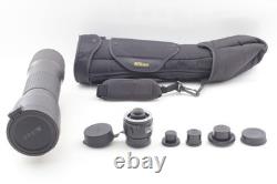 Mint+++ with Case Nikon EDG Fieldscope D=85 P + FEP-38w Eyepiece From JAPAN