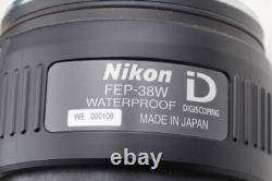 Mint+++ with Case Nikon EDG Fieldscope D=85 P + FEP-38w Eyepiece From JAPAN