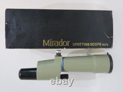 Mirador 60mm Spotting Scope, Japan SSD6009 20x 60x