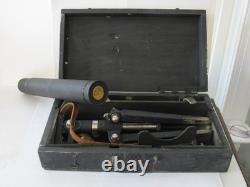 Mossberg Model A Spotshot 20X Spotting Scope With Folding Stand & Wood Case