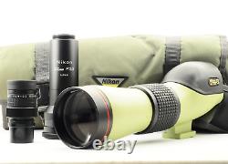 N Mint Nikon FIELD SCOPE ED II D=60 P Eyepiece 20-45x 800mm f13.3 Japan #2076