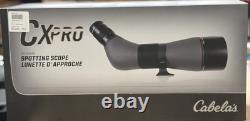 NEW CABELAS CX PRO 20-60x86 SPOTTING SCOPE STRAIGHT EYEPIECE