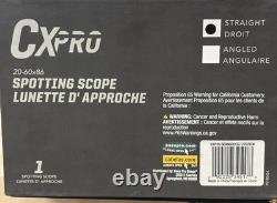 NEW CABELAS CX PRO 20-60x86 SPOTTING SCOPE STRAIGHT EYEPIECE