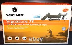 NEW? Vanguard Signature 79 Zoom Spotting Scope 2060x80mm with Tripod & Case
