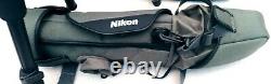 NIKON FIELDSCOPE ED with case, 25-75x Zoom Eyepiece + Slik Sprint Pro EZ Tripod
