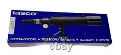 NOS 1989 Tasco 20EB Spotting Telescope With Tripod 15x45x50mm Zoom Scope NEW
