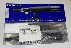 NOS 1989 Tasco 20EB Spotting Telescope With Tripod 15x45x50mm Zoom Scope NEW