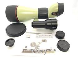 Near MINT Nikon Field Scope ED82 82 WATERPROOF with Attachment FSA-L1 From JAPAN