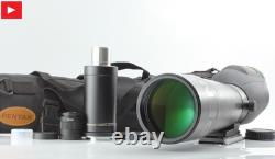 Near MINT++? PENTAX Spotting Scope PF-80ED +Eyepiece K25mm with PF-CA35 from JAPAN