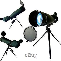 New 30-90x90 Spotting Scope with Tripod Black Perfect for any Outdoor Hobby