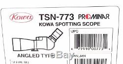 New KOWA Prominar TSN-773 XD 3/77mm Spotting Scope witho Eyepiece Angled Type