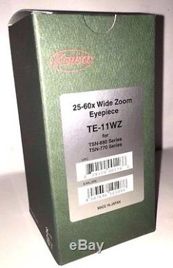 New KOWA Prominar TSN-774 77mm SPOTTING SCOPE + TE-11WZ 25-60X EYEPIECE Set