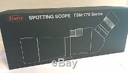 New KOWA TSN-773 & TE-11WZ Angled Type XD 3/77mm Spotting Scope & Eyepiece