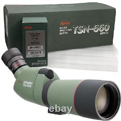 New Kowa TSN-663M Angled Spotting Scope XD Lens + TE-9Z 20-60x Eyepiece Set