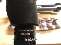 Nikon 20-60 x 60mm Prostaff 5 Straight Body Fieldscope with Eyepiece and Tripod