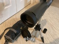 Nikon 20x 60mm Spotting Scope with Case, Tripod, Booklet, lens covers LN