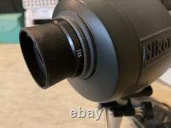 Nikon 20x 60mm Spotting Scope with Case, Tripod, Booklet, lens covers LN