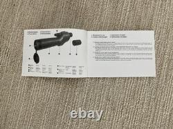 Nikon 20x 60mm Spotting Scope with Case, Tripod, Booklet, lens covers LN