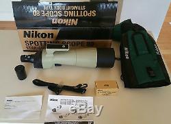 Nikon 7451 Sky & Earth 60mm Straight Spotting Scope, 15x45x Zoom. Pristine