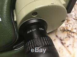 Nikon D=60P Eyepiece Fieldscope #735 with the Case Made in Japan Great