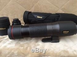 Nikon EDG 65mm Spotting Scope 20-60 And 30W Eyepiece $5700 Retail Ln No Reserve