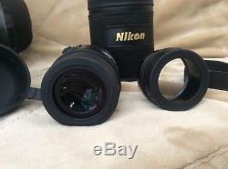 Nikon EDG 65mm Spotting Scope 20-60 And 30W Eyepiece $5700 Retail Ln No Reserve