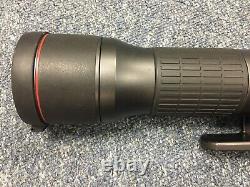 Nikon EDG Fieldscope 85 Angled Spotting Scope 2 New Eyepieces Excellent Optics