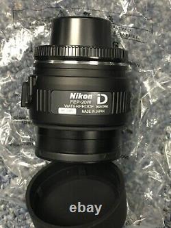 Nikon EDG Fieldscope 85 Angled Spotting Scope 2 New Eyepieces Excellent Optics