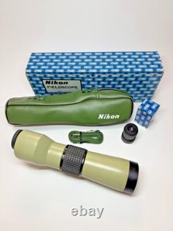Nikon Fieldscope D=60P + 20x Eyepiece Spotting Scope Excellent with Case Box JP