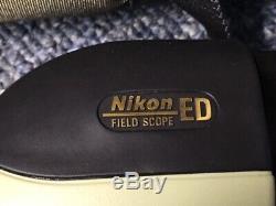 Nikon Fieldscope ED 20-45x 60mm Spotting Scope Straight Pristine