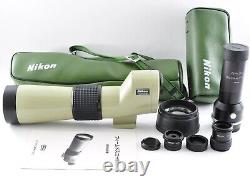 Nikon Fieldscope Field Scope I D=60 withEyePiece 20x 40x Attachment Lens 800mm JPN