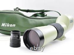 Nikon Fieldscope I D=60 withEye Piece 20x withOriginal Case Excellent+5 Japan 0099