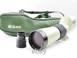 Nikon Fieldscope I D=60 withEye Piece 20x withOriginal Case Excellent+5 Japan 0099