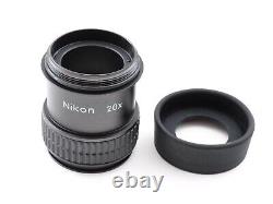 Nikon Fieldscope I D=60 withEye Piece 20x withOriginal Case Excellent+5 Japan 0099