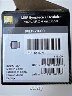 Nikon MEP 20-60 Zoom Eyepiece for Monarch ED Spotting Scope with Original Box