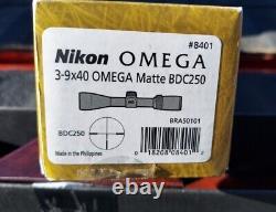 Nikon Omega 3-9x40mm BDC 250 reticle Rifle Scope