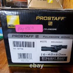 Nikon PROSTAFF 5 16-48x60mm Straight withzoom Spotting Scope 6976 Hunting/ Bird