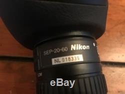 Nikon Prostaff 5 Spotting Scope 60-A with 20 60 Zoom, Black