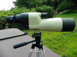 Nikon Sky & Earth Spotting Scope 15-45x 60mm Straight Body Armored Green, Tripod