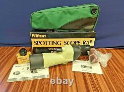 Nikon Spotting Scope RAII Straight 20X NDI 0619 Sky Earth WR 60mm Manual Box