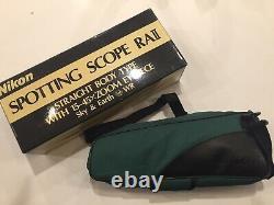 Nikon Spotting Scope RAII Straight Body 15-45 Zoom Eyepiece with Box and Bag